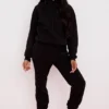Halo Ink katoenen Hoodie met fleece binnenkant