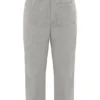 Sky lichtgrijze joggingbroek met fleece achterkant