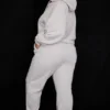 Sky lichtgrijze joggingbroek met fleece achterkant