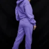Sky Purple joggingbroek met fleece achterkant