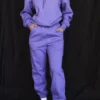 Sky Purple joggingbroek met fleece achterkant