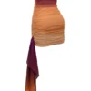 Sofie Ombre Mesh strapless mini-jurk