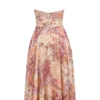 Solada halterjurk van georgette met paisley patchworkprint voor de zomer