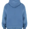 Storm Azure katoenen fleece-back Hoodie met ritssluiting