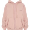 Storm Blush katoenen Hoodie met fleece binnenkant en ritssluiting
