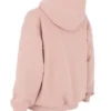 Storm Blush katoenen Hoodie met fleece binnenkant en ritssluiting