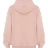Storm Blush katoenen Hoodie met fleece binnenkant en ritssluiting
