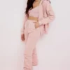 Storm Blush katoenen Hoodie met fleece binnenkant en ritssluiting