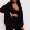 Storm Ink katoenen Hoodie met fleece binnenkant en ritssluiting