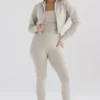 Sydney Opal geribbelde gebreide Leggings
