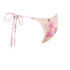 Tahiti bikini-onderstuk met bloemenprint en strikbandjes