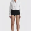 Tahni zwarte Shorts met hoge taille
