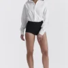 Tahni zwarte Shorts met hoge taille