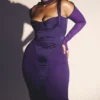 Talika Grape Korsetten Midi-jurk