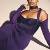 Talika Grape Korsetten Midi-jurk