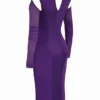 Talika Grape Korsetten Midi-jurk
