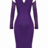 Talika Grape Korsetten Midi-jurk