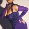 Talika Grape Korsetten Midi-jurk