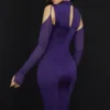 Talika Grape Korsetten Midi-jurk