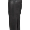 Tana zwarte veganistische leren maxi-rok