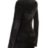 Taya Mini-jurk van chenille in antraciet