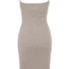 Teva beige midi-jurk van kasjmierbreisel