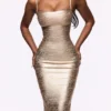 The Body Champagne Bandage Maxi-jurk – Limited Edition
