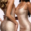 The Body Champagne Bandage Maxi-jurk – Limited Edition