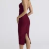 The Supermodel Ruby halternek bandage midi-jurk
