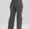 Theekleurige, gebreide utility-broek