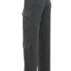 Theekleurige, gebreide utility-broek
