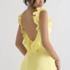 Tink Buttercup satijnen mini-jurk met ruches