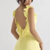 Tink Buttercup satijnen mini-jurk met ruches