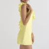 Tink Buttercup satijnen mini-jurk met ruches