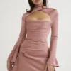 Toira Rose gedrapeerde korsettenjurk