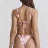 Toulouse bikini-onderstuk met bloemenprint en ruches