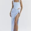 Vesper Soft Blue Maxi-rok