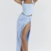 Vesper Soft Blue Maxi-rok