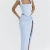 Vesper Soft Blue Maxi-rok