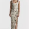 Vesper Vintage Maxi-rok met bloemenprint