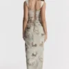 Vesper Vintage Maxi-rok met bloemenprint