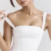 Vivien witte midi-zomerjurk met broderie anglaise