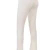 Wren ivoorkleurige kasjmier slim fit cigarettebroek