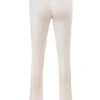 Wren ivoorkleurige kasjmier slim fit cigarettebroek
