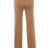 Yalina camelkleurige kasjmiermix-broek