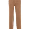 Yalina camelkleurige kasjmiermix-broek